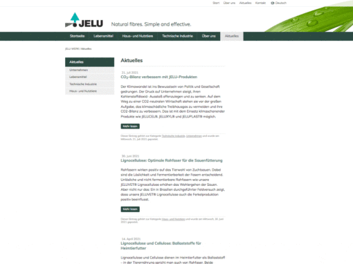 JELU-WERK: blog posts, search engine optimization and translation